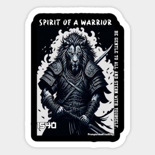 Spirit Of A Warrior Sticker